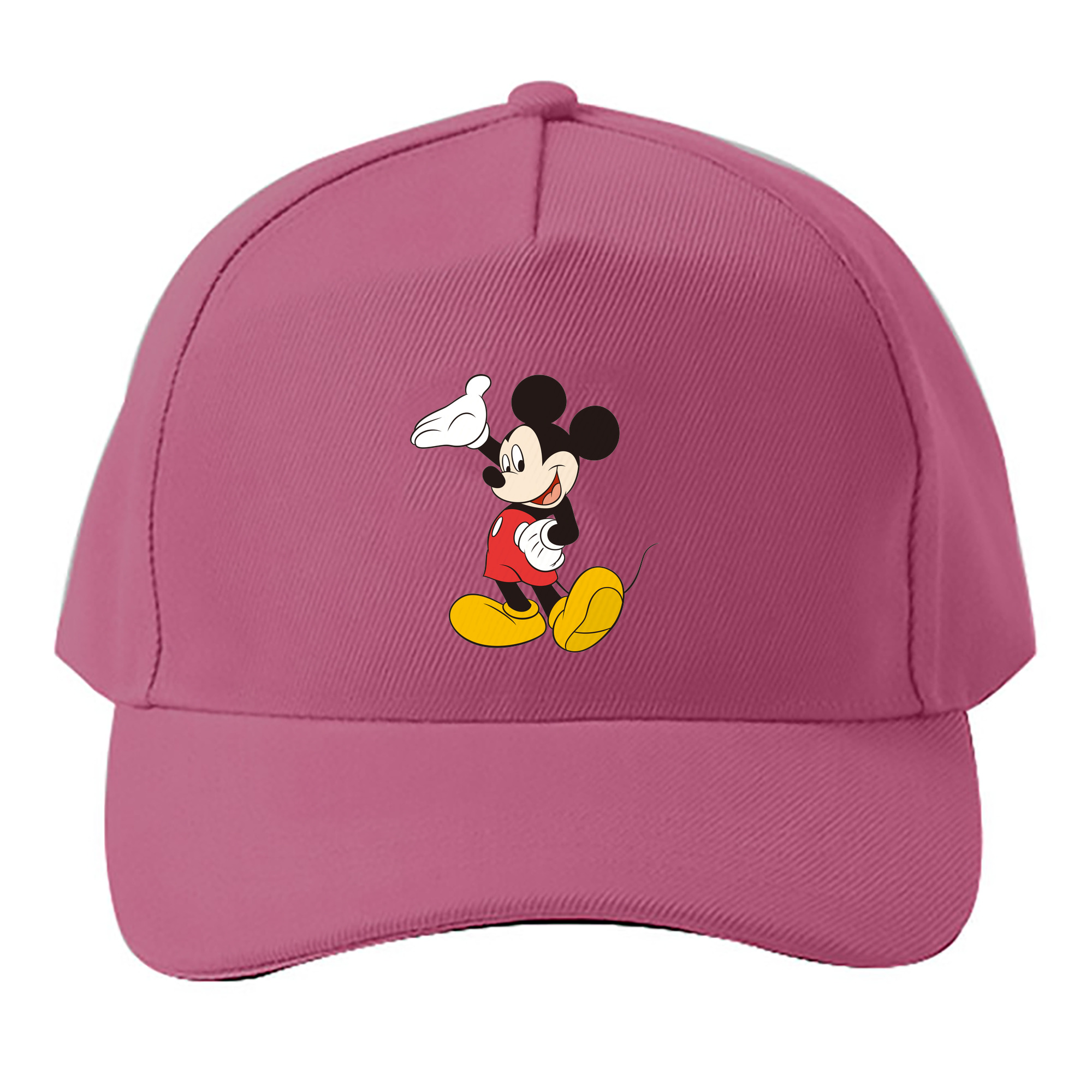 （画像用） ミッキーマウス Mickey Mouse ベースボールキャップ 綿100％ 男女兼用 帽子 スポーツ
